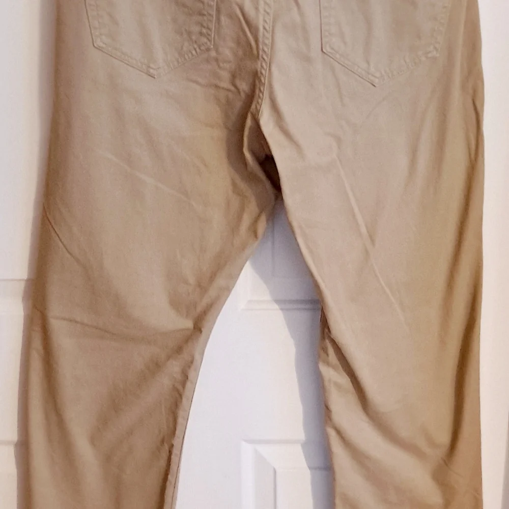Michael Kors Tailored Classic Fit Tan Pants Size 34/32 Khaki Chino Pants Cotton